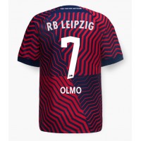 RB Leipzig Dani Olmo #7 Bortedrakt 2023-24 Kortermet